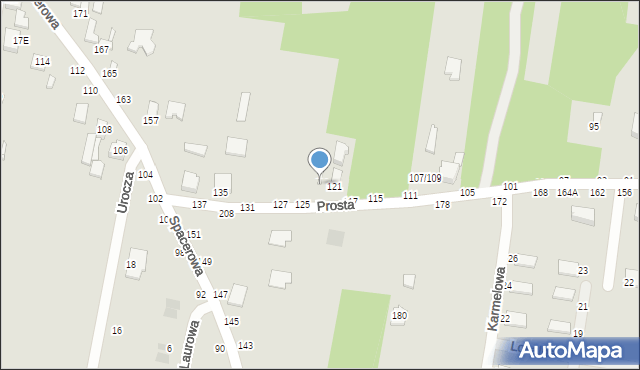 Piotrków Trybunalski, Prosta, 123, mapa Piotrków Trybunalski