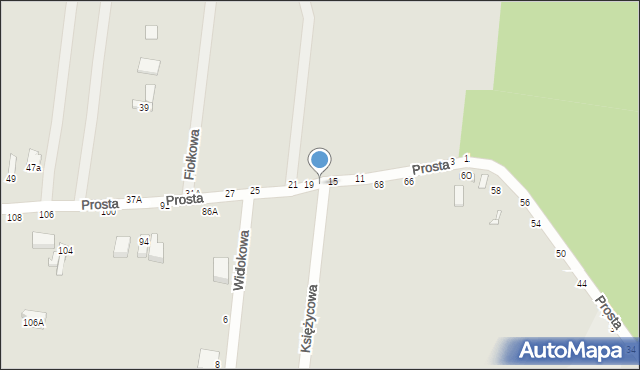 Piotrków Trybunalski, Prosta, 17, mapa Piotrków Trybunalski