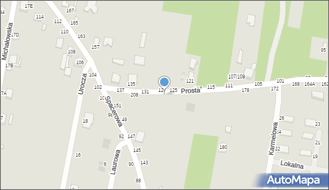 Piotrków Trybunalski, Prosta, 200, mapa Piotrków Trybunalski