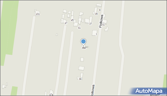 Piotrków Trybunalski, Prosta, 39a, mapa Piotrków Trybunalski