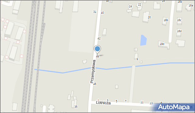 Piotrków Trybunalski, Przemysłowa, 44, mapa Piotrków Trybunalski