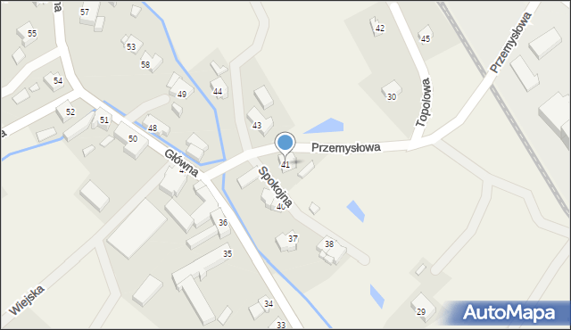 Pisarzowice, Przemysłowa, 2, mapa Pisarzowice