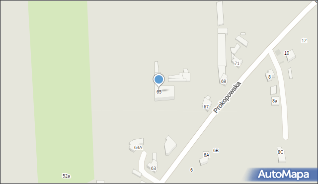 Pleszew, Prokopowska, 65, mapa Pleszew