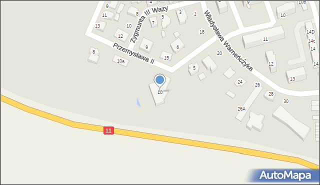 Pleszew, Przemysława II, 10, mapa Pleszew