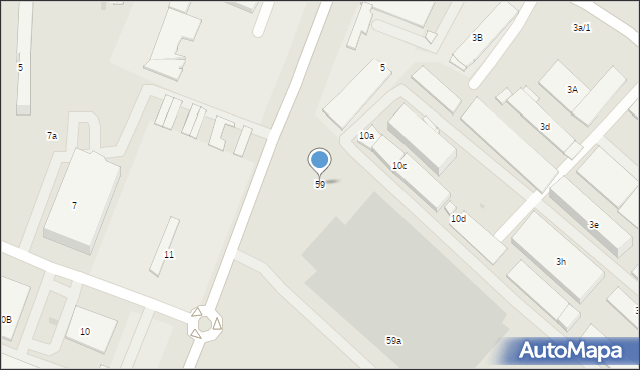 Płock, Przemysłowa, 59, mapa Płock