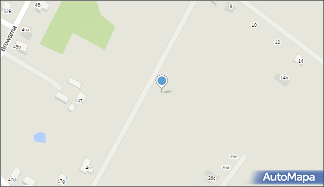 Płock, Promienna, 6f, mapa Płock