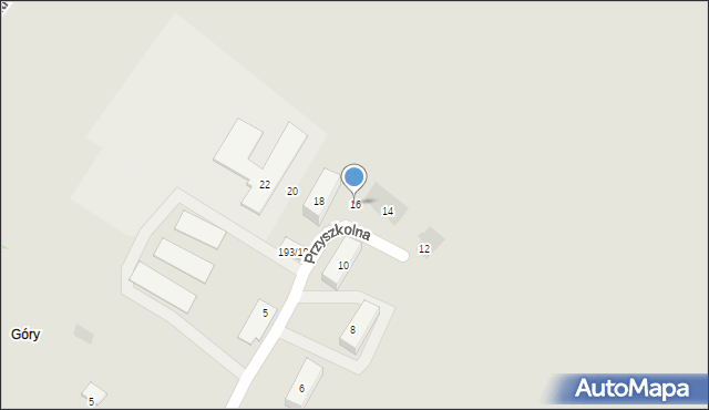 Płock, Przyszkolna, 16, mapa Płock