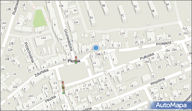 Płońsk, Przejazd, 2/5, mapa Płońsk