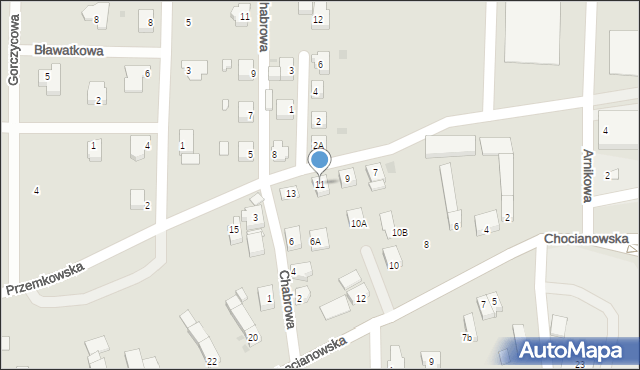 Polkowice, Przemkowska, 11, mapa Polkowice