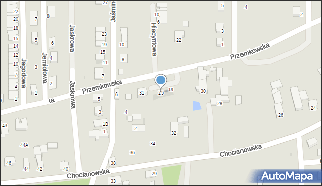 Polkowice, Przemkowska, 25, mapa Polkowice