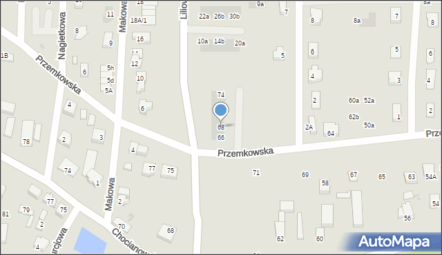 Polkowice, Przemkowska, 68, mapa Polkowice