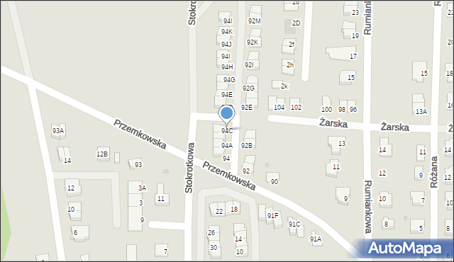 Polkowice, Przemkowska, 94C, mapa Polkowice