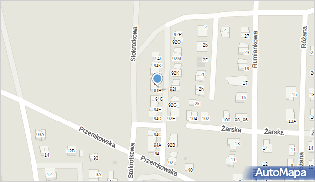 Polkowice, Przemkowska, 94H, mapa Polkowice