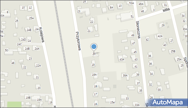 Pomiechówek, Przytorowa, 20, mapa Pomiechówek