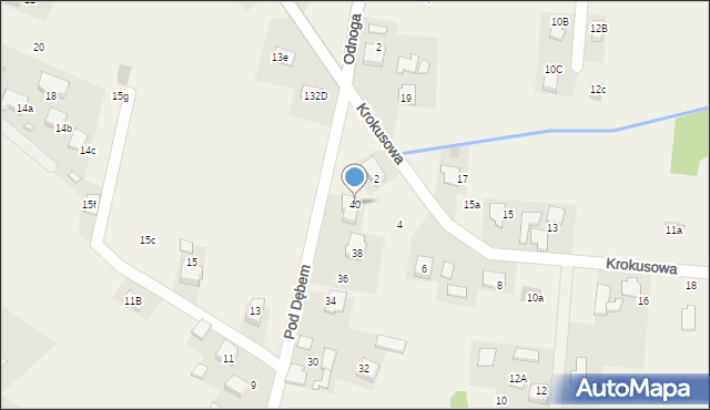 Poręba Wielka, Przedzieleń, 40, mapa Poręba Wielka