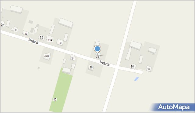 Praca, Praca, 35, mapa Praca