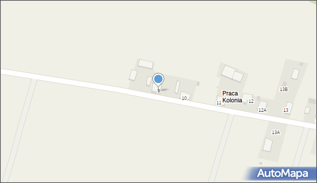 Praca, Praca, 9, mapa Praca