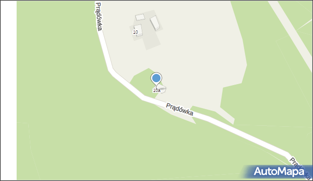 Prądówka, Prądówka, 10a, mapa Prądówka
