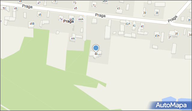 Praga, Praga, 44d, mapa Praga