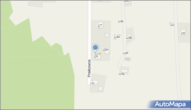 Prałkowce, Prałkowce, 129, mapa Prałkowce