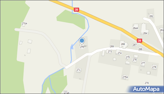 Prałkowce, Prałkowce, 270, mapa Prałkowce