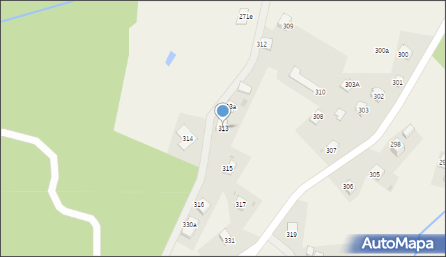 Prałkowce, Prałkowce, 313, mapa Prałkowce