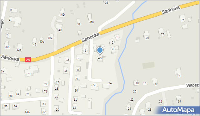 Prałkowce, Prałkowce, 4A, mapa Prałkowce