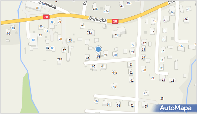 Prałkowce, Prałkowce, 68, mapa Prałkowce