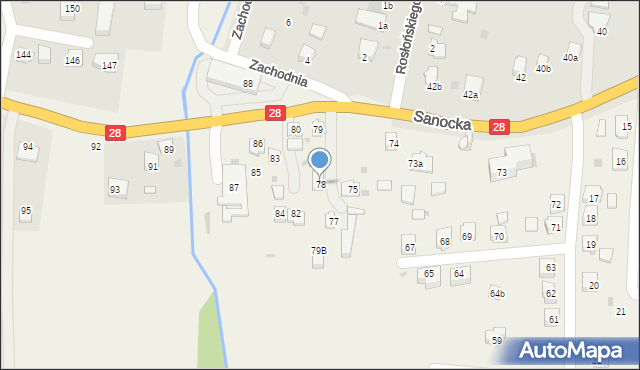 Prałkowce, Prałkowce, 78, mapa Prałkowce