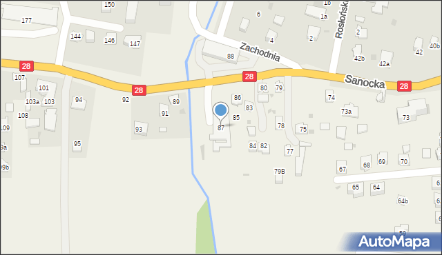 Prałkowce, Prałkowce, 87, mapa Prałkowce