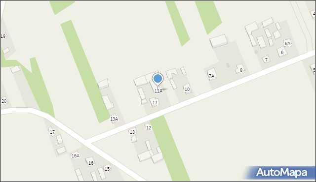 Prandocin, Prandocin, 11A, mapa Prandocin