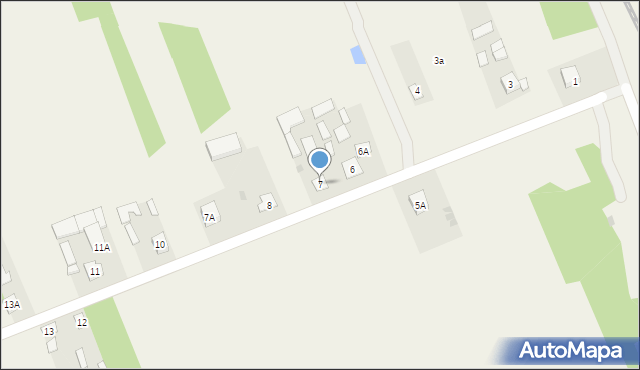 Prandocin, Prandocin, 7, mapa Prandocin