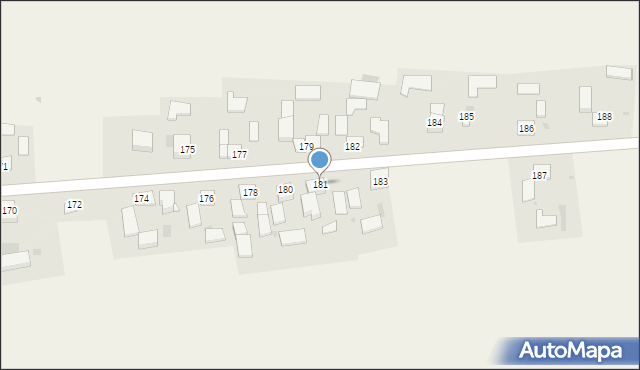 Prandocin, Prandocin, 181, mapa Prandocin