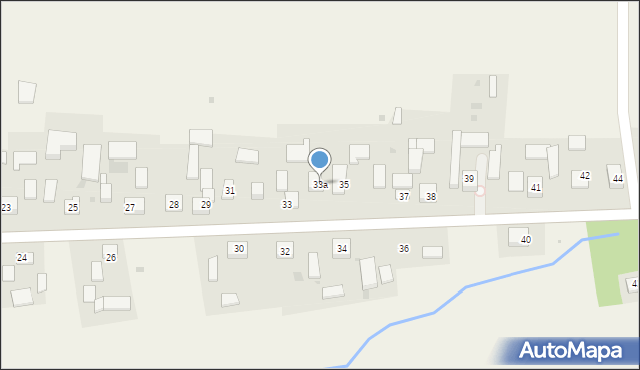 Prandocin, Prandocin, 33a, mapa Prandocin