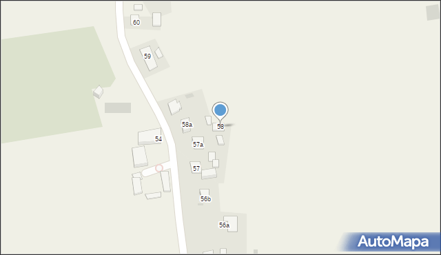 Prandocin, Prandocin, 58, mapa Prandocin