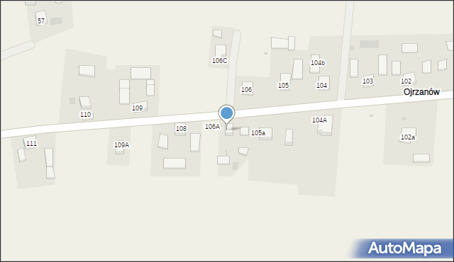 Prandocin-Iły, Prandocin-Iły, 107, mapa Prandocin-Iły