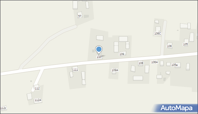 Prandocin-Iły, Prandocin-Iły, 110, mapa Prandocin-Iły