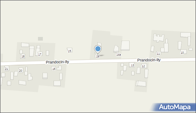 Prandocin-Iły, Prandocin-Iły, 14, mapa Prandocin-Iły