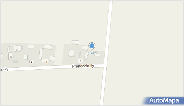 Prandocin-Iły, Prandocin-Iły, 1A, mapa Prandocin-Iły