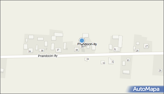 Prandocin-Iły, Prandocin-Iły, 35, mapa Prandocin-Iły