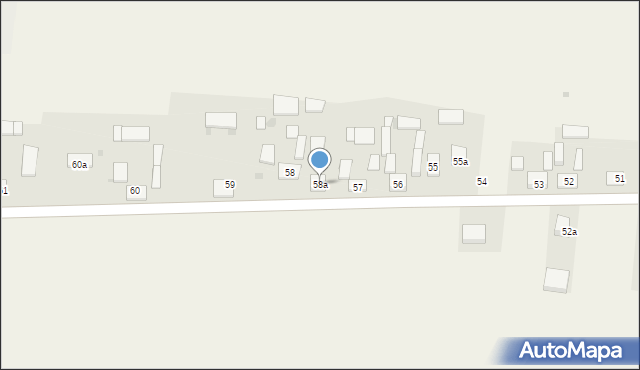 Prandocin-Iły, Prandocin-Iły, 58a, mapa Prandocin-Iły