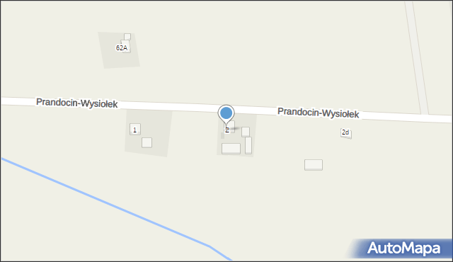 Prandocin-Wysiołek, Prandocin-Wysiołek, 2, mapa Prandocin-Wysiołek