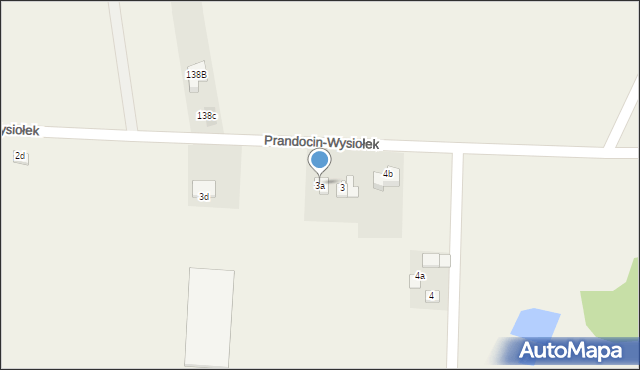 Prandocin-Wysiołek, Prandocin-Wysiołek, 3a, mapa Prandocin-Wysiołek