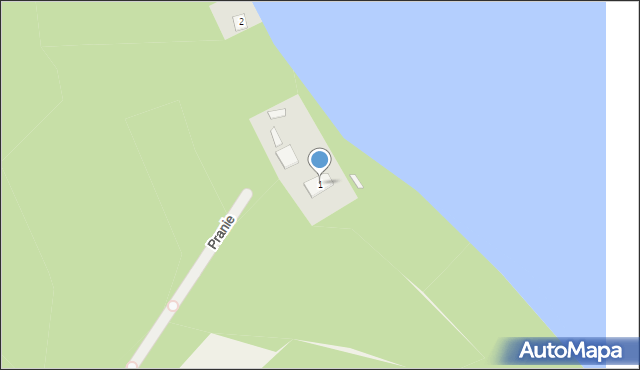 Pranie, Pranie, 1, mapa Pranie