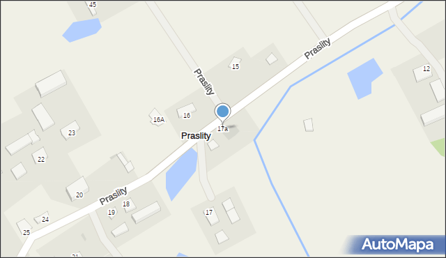 Praslity, Praslity, 17a, mapa Praslity