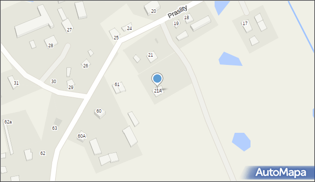 Praslity, Praslity, 21A, mapa Praslity