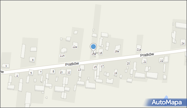 Pratków, Pratków, 15a, mapa Pratków