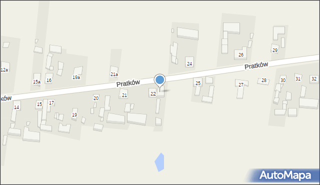 Pratków, Pratków, 23, mapa Pratków