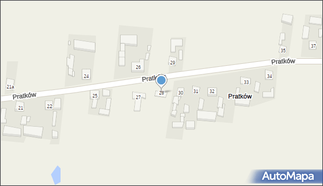 Pratków, Pratków, 28, mapa Pratków