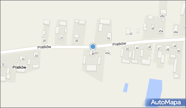 Pratków, Pratków, 40, mapa Pratków